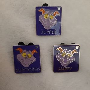 3- Disney Figment Collectors Pins